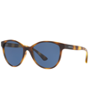 Sunglass Hut Collection Women's Sunglasses, Hu202155-x In Shiny Havana
