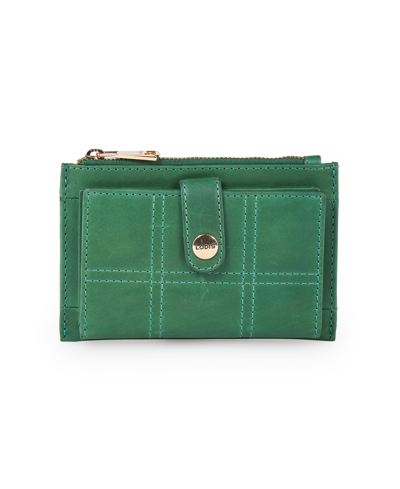 Lodis Women's Kinsley Small Card Wallet In Kelly Green