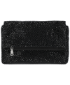 Inc International Concepts Averry Mesh Crystal Crossbody, Created For Macy's In Black Mesh