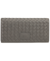 MANCINI WOMEN'S BASKET WEAVE COLLECTION RFID SECURE TRIFOLD WALLET