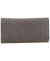 MANCINI WOMEN'S PEBBLED COLLECTION RFID SECURE TRIFOLD WING WALLET