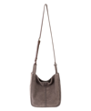 The Sak Los Feliz Leather Crossbody Bag In Mushroom Suede