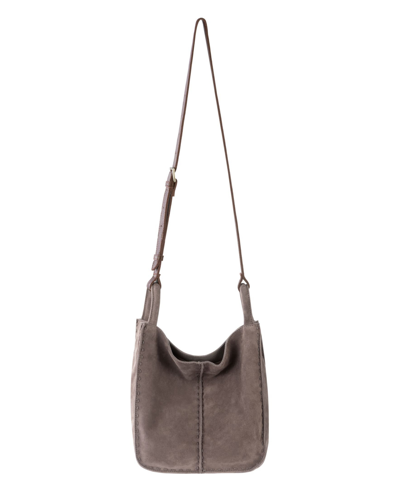 The Sak Women's Los Feliz Crossbody In Mushroom Suede