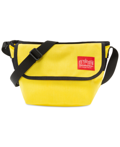 Manhattan Portage Nylon Messenger Bag In Yellow