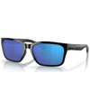 Costa Del Mar Seadrift Blue Mirror Polarized Glass Rectangular Ladies Sunglasses 6s9114 911402 58 In Black