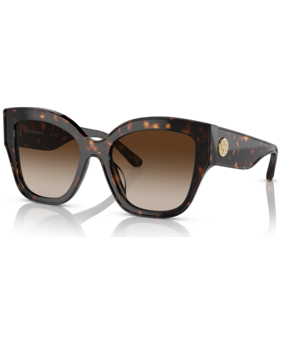 Tory Burch Women's Sunglasses, Ty7184u In Dark Tortoise