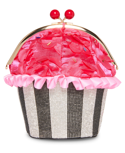 Betsey Johnson Women's Birthday Cupcake Crossbody Handbag In Multi
