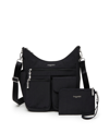 Baggallini On Track Zip Crossbody With Rfid Phone Wristlet In Black