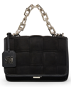 Steve Madden Bmatters Woven Crossbody In Black