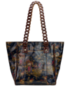 PATRICIA NASH IVY LEATHER TOTE WITH CHAIN HANDLE