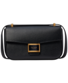 Kate Spade Katy Textured Leather Medium Convertible Shoulder Bag In Black