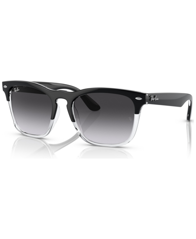 Ray Ban Unisex Sunglasses, Rb447154-y In Black On Transparent