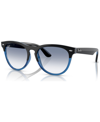 Ray Ban Ray-ban Unisex Rb4487steve 54mm Sunglasses In Black On Transparent Blue