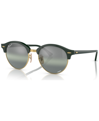 Ray Ban Unisex Polarized Sunglasses, Rb4246 In Green On Arista