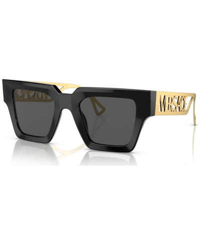Versace Women's Low Bridge Fit Sunglasses, Ve4431f50-x In Black