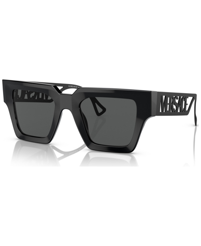 Versace Women's Low Bridge Fit Sunglasses, Ve4431f50-x In Light Black