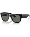 Ray Ban Ray-ban Mega Wayfarer 51 Unisex Polarized Sunglasses In Black