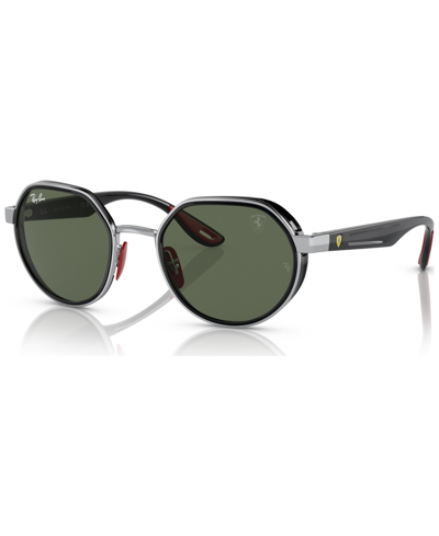 Ray Ban Ray-ban Rb3703m Scuderia Ferrari Collection 51 Unisex Sunglasses In Silver-tone