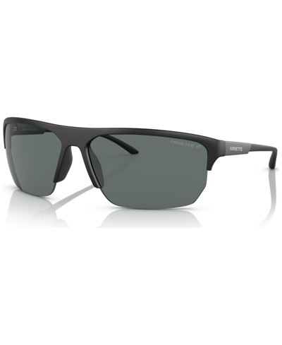 Arnette Unisex Polarized Sunglasses, An430868-p In Matte Black Gray