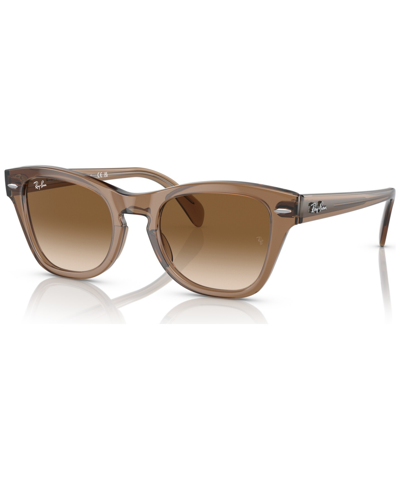 Ray Ban Ray-ban Unisex Sunglasses, Rb0707s50-y In Transparent Light Brown
