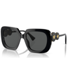 Versace Ve 4434 Gb1/87 54mm Womens Square Sunglasses In Black