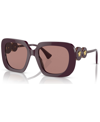 Versace Woman Sunglass Ve4434 In Bordeaux