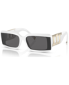 Tiffany & Co 0tf4197 8357s4 Rectangle Sunglasses In Solid White