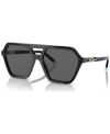 Tiffany & Co 0tf4198 8001s4 Geometric Sunglasses In Dark Gray