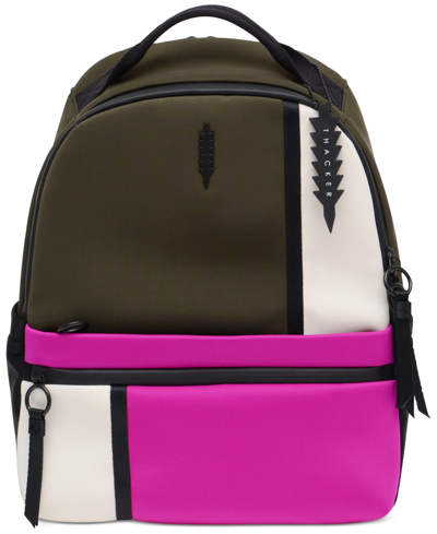 Thacker Carey Color Block Backpack In Moss/orchid | ModeSens