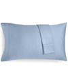Charter Club Solid 550 Thread Count 100% Cotton Pillowcase Pair, Standard, Created For Macy's Bedding In Horizon