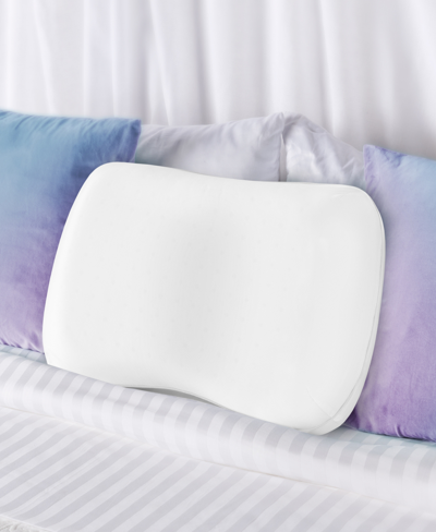 Dream Serenity Side Sleeper Memory Foam Standard Pillow In White