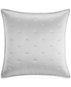 Hotel Collection Glint Quilted Sham, European, Created For Macy's Bedding In Silver