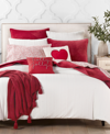 CHARTER CLUB DAMASK DESIGNS CABLE KNIT 3-PC. DUVET COVER SET, KING, CREATED FOR MACY'S