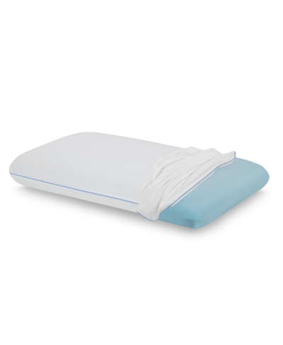 Dream Serenity Cool Sleep Memory Foam Jumbo Pillow In White