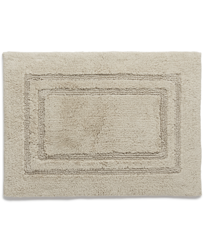 Hotel Collection 100% Cotton Reversible Bath Rug, 18" X 25", Exclusively At Macy's In Oat
