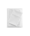 Clean Spaces 300 Thread Count 100% Cotton 4-pc. Sheet Set, Full In White