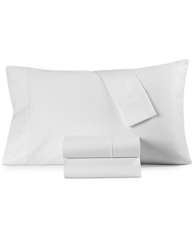 Hotel Collection 525 Thread Count Egyptian Cotton 3-pc. Sheet Set, Twin, Created For Macy's In White