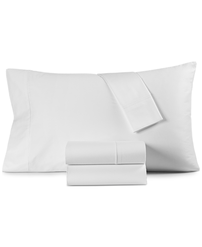 Hotel Collection 525 Thread Count Egyptian Cotton 4-pc. Sheet Set, Queen, Created For Macy's In White