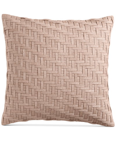 Hotel Collection Metallic Stone Quilted Sham, King, Created For Macy's Bedding In Cognac