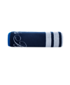 Brooks Brothers Nautical Blanket Stripe Turkish Cotton Bath Sheet, 67" X 35" In Navy