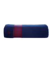 Brooks Brothers Contrast Frame 67" X 35" Turkish Cotton Bath Sheet Bedding In Navy