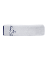 Brooks Brothers Contrast Frame Turkish Cotton Bath Sheet, 67" X 35" In Silver-tone