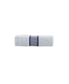 Brooks Brothers Fancy Border 12" X 12" Turkish Cotton Wash Towel Bedding In Silver-tone