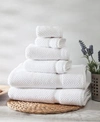 Ozan Premium Home Horizon Bath Towels In White
