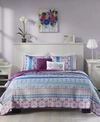 Intelligent Design Joni Coverlet Sets Bedding In Purple
