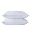 UNIKOME 2 PACK 100 POLYESTER STRIPED BED PILLOWS