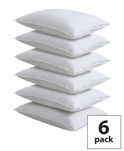 Fresh Ideas Master Block Easy Care Pillow Protectors 6 Pack In White