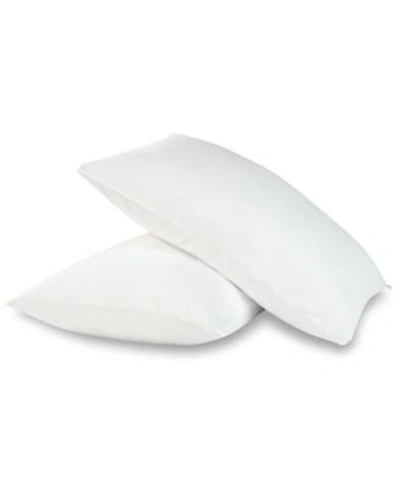 All-in-one All In One Cooling Rayon From Bamboo Pillow Protector 2 Packs In White