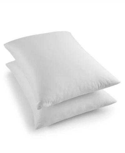 Protect-a-bed Protect A Bed Allerzip Smooth Twin Pack Pillow Protectors In White