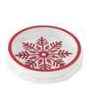 Avanti Sparkle Soap Dish Bedding In White